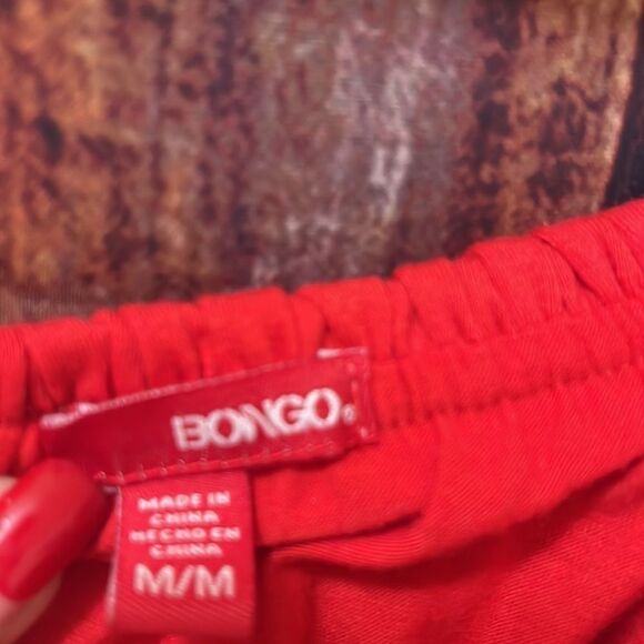 Bongo Red Strapless Mini Dress - Picture 5 of 5